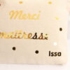 Trousse Pochette confettis personnalisable MERCI maman, maîtresse, marraine